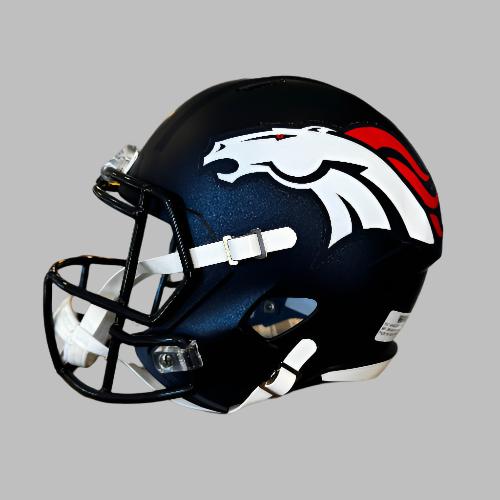 Denver Broncos Full Size Speed Replica Football Helmet 2024 Primary - NFL