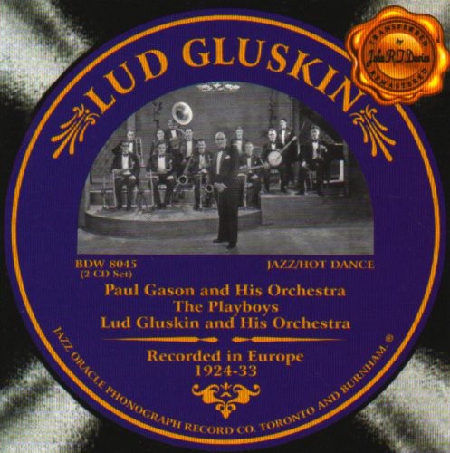 the album cover for Lud Gluskin - 1924-1933