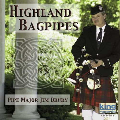 the album cover for Jim Drury - Pipe Major Jim Drury