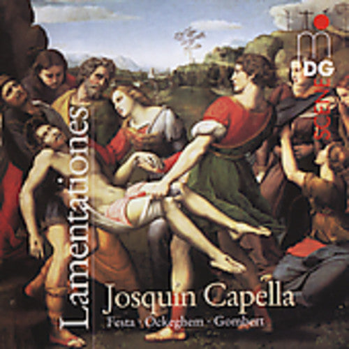 the album cover for Josquin Capella - Lamentations
