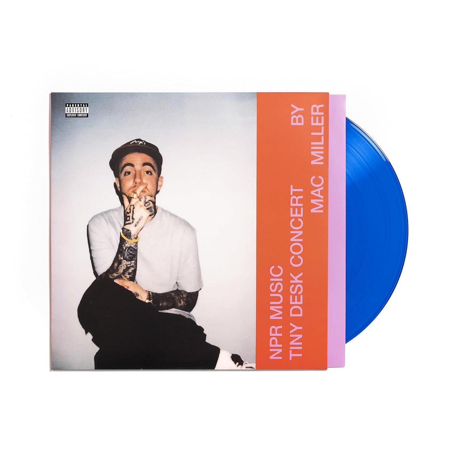 Mac Miller NPR Music Tiny Desk Concert (Translucent Blue LP Vinyl/B-Side Etching/Insert) Vinyl Record