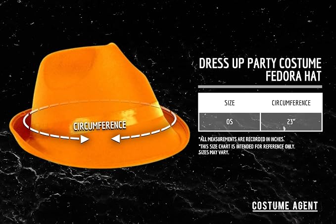Fedora Halloween Cosplay Costume Party Hat (10 Colors)