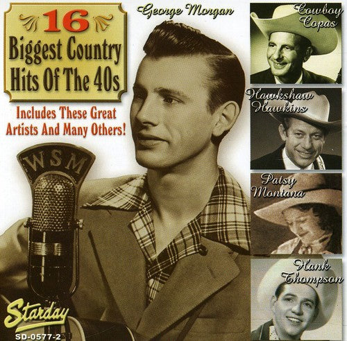 16 Biggest Country Hits 1940's / Various - 16 Biggest Country Hits 1940's / Various - Music CD