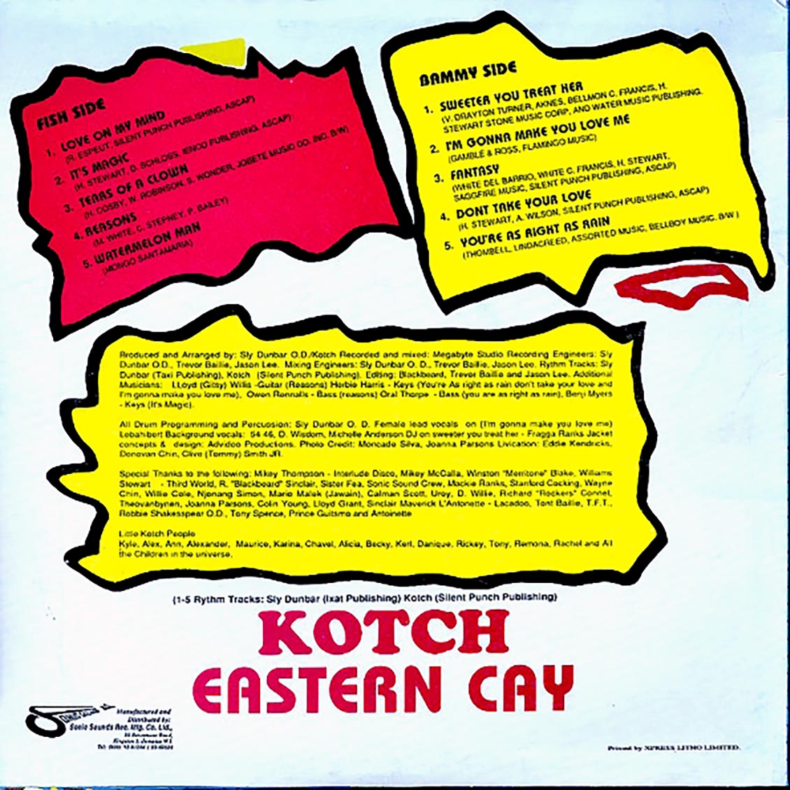 Kotch - Eastern Clay (Jamaica press) (orig. press) Vinyl Record