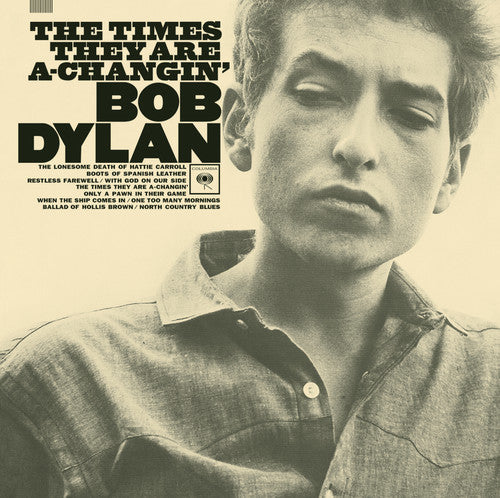 the album cover for Bob Dylan - Times They Are A-Changin
