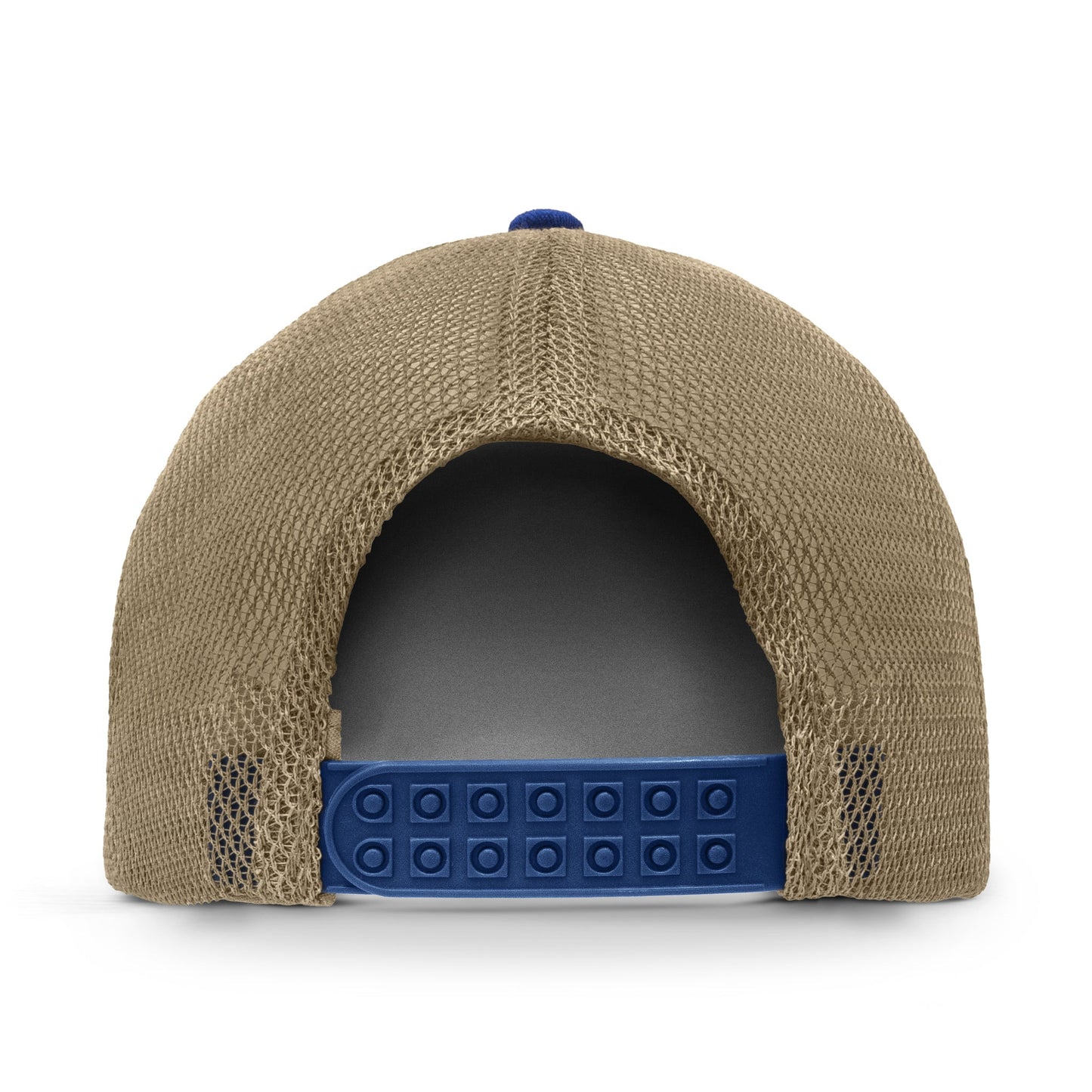 Old Bay Seasoning Crab Logo Mesh Back Baseball Hat Officially Licensed - Blue/Tan