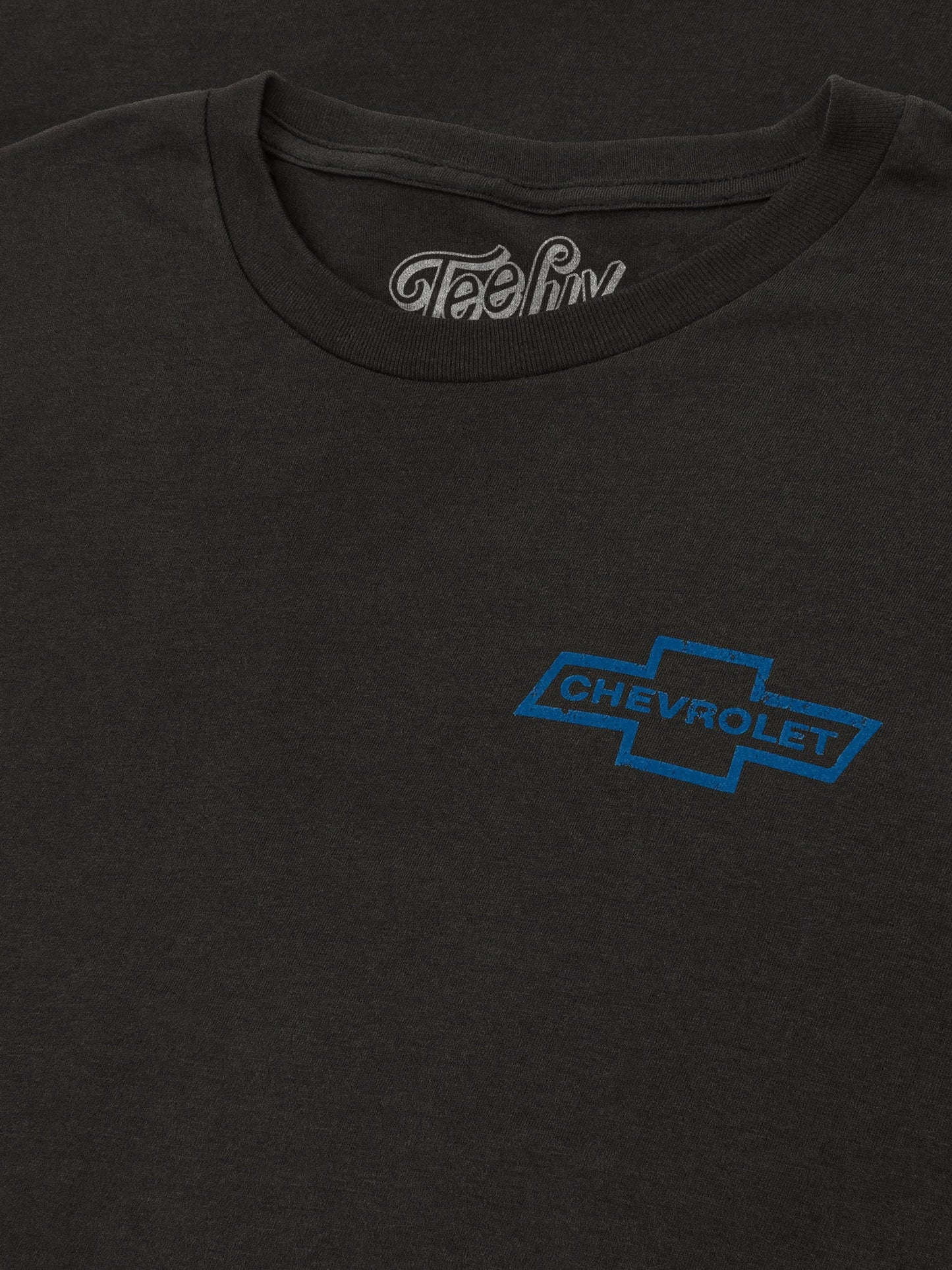 Faded Chevrolet 72 Camaro Front and Back Print Mens T Shirt Officially Licensed Vintage Black