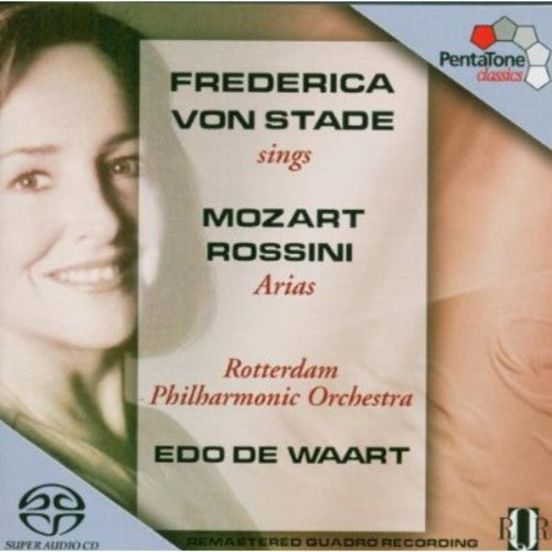 the album cover for Rossini/Mozart - Frederica Von Stade Sings Arias