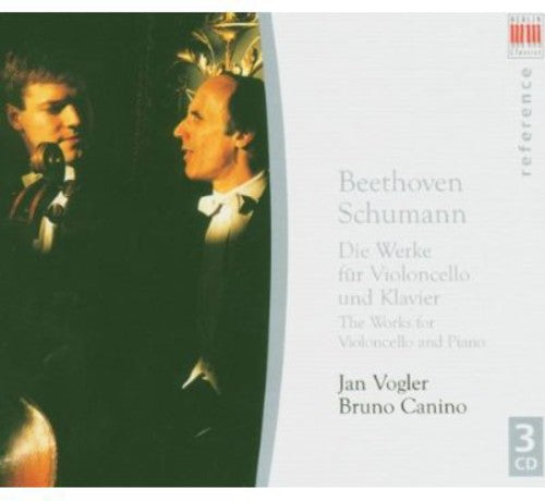 the album cover for BEETHOVEN/SCHUMANN - Works for Cello & Piano