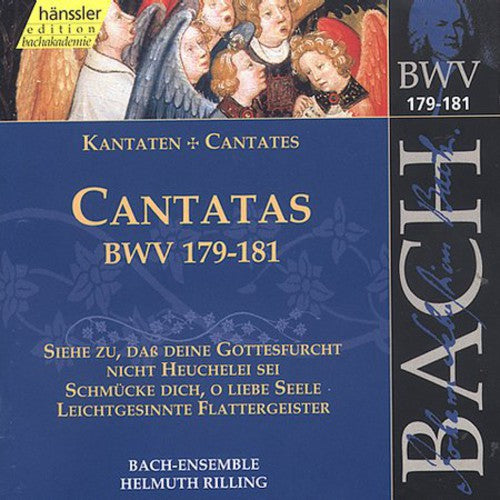 the album cover for J.S. Bach - Sacred Cantatas Bwv 179-181