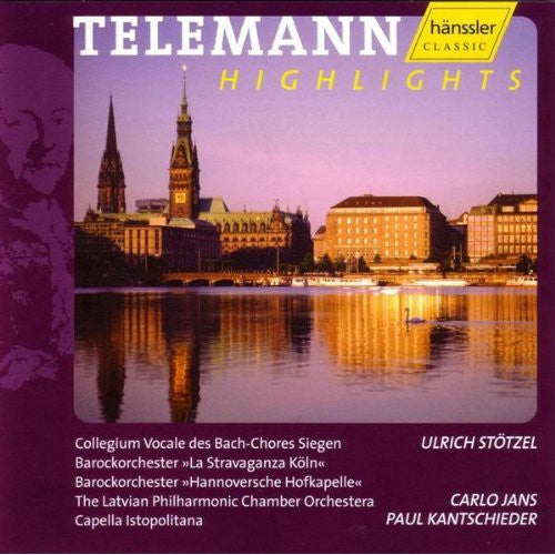 the album cover for G.P. Telemann - Highlights