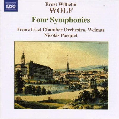 the album cover for E.W. Wolf - Four Symphonies