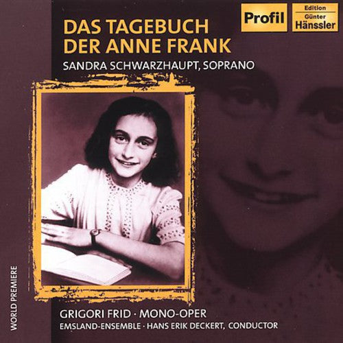 the album cover for G. Fried - Das Tagebuch Der Anne Frank: Diary of Anne Frank