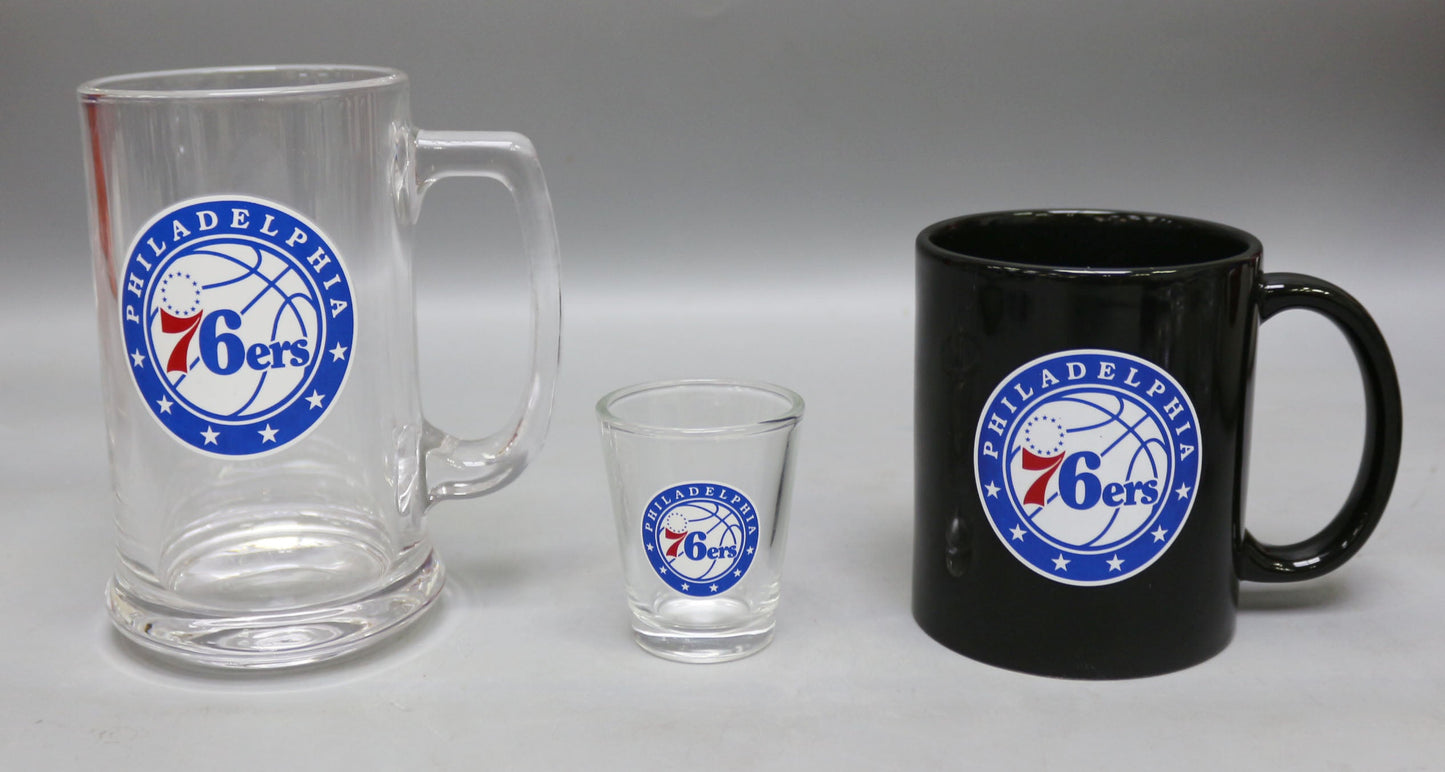 Philadelphia 76ers 3-Piece Glassware Gift Set