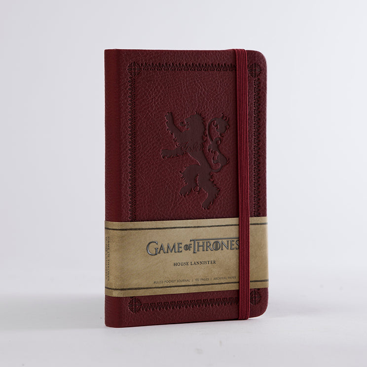 Game of Thrones: House Lannister Ruled Pocket Journal