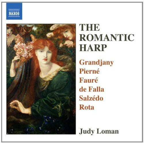 the album cover for Judy Loman - Romantic Harp