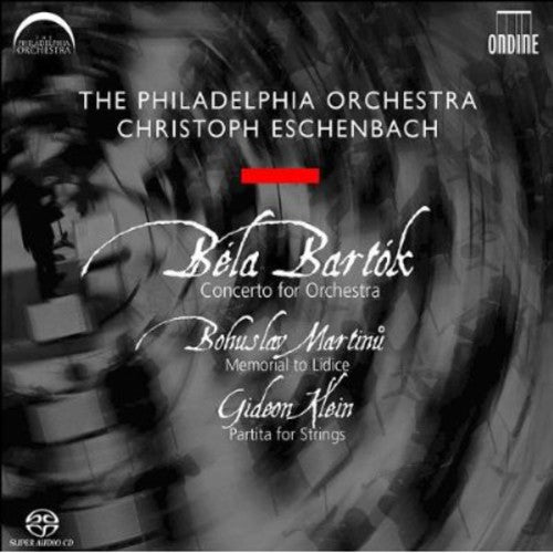 the album cover for Bartok/Martinu/Klein - Concerto for Orchestra