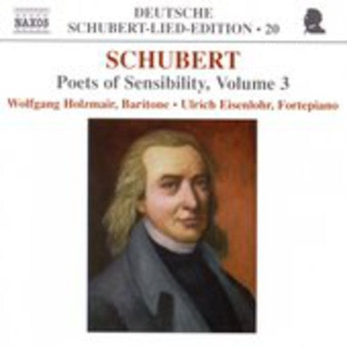 the album cover for Wolfgang Holzmair - Poets of Sensibility 3