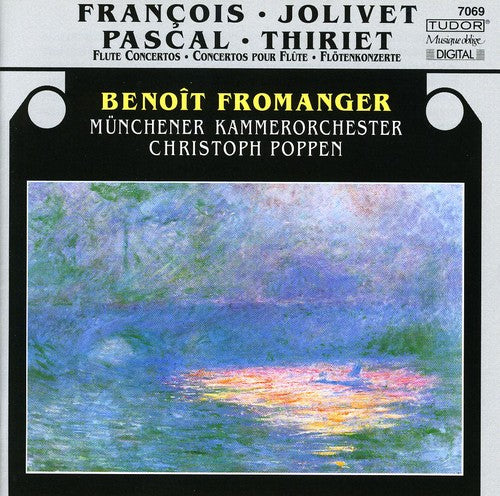 the album cover for Francois/Jolivet/Pascal - French Flute Concertos