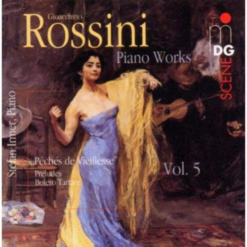 the album cover for G. ROSSINI - Piano Works 5