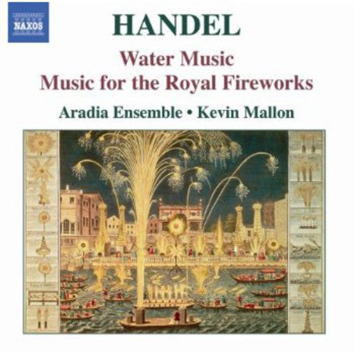 the album cover for Aradia Ensemble - Water Music / Music for the Royal Fireworks