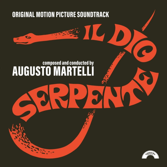 Augusto Martelli - Il Dio Serpente Ost (Red LP Vinyl) Vinyl Record