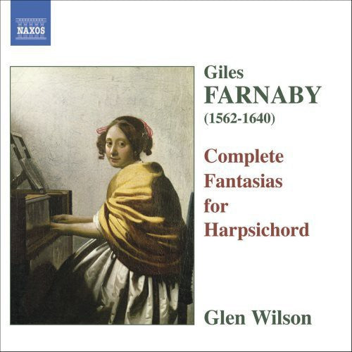 the album cover for Glen Wilson - Complete Fantasias for Harpsichord