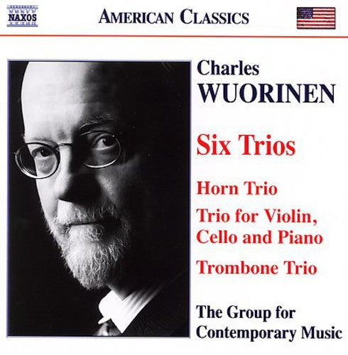 the album cover for Group For Contemporary Music - Six Trios / Horn Trio / Trio for Violin