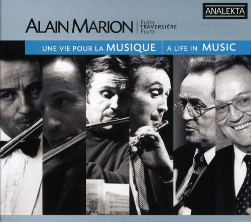the album cover for Alain Marion - Life in Music