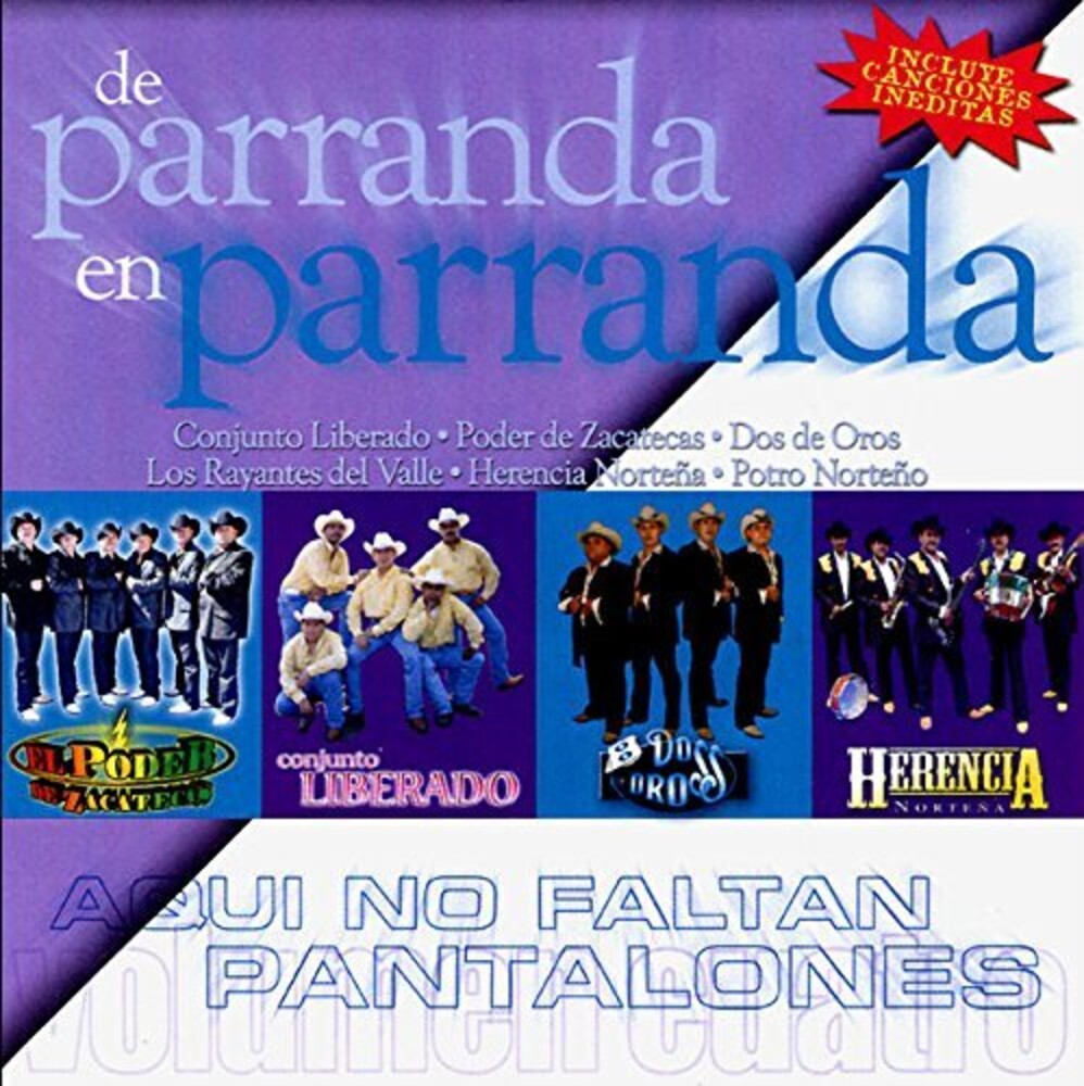 the album cover for De Parranda En Parranda - Vol 4