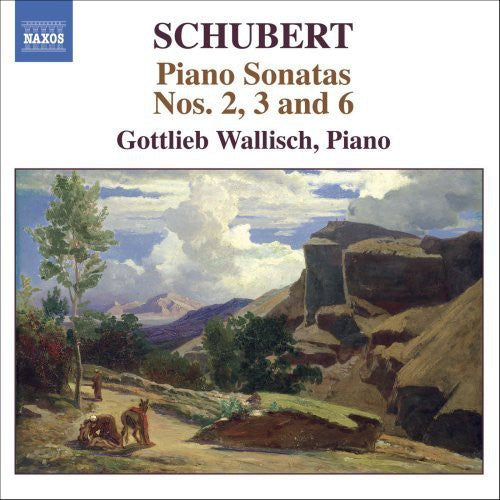 the album cover for Gottlieb Wallisch - Piano Sonatas Nos 2 3 & 6
