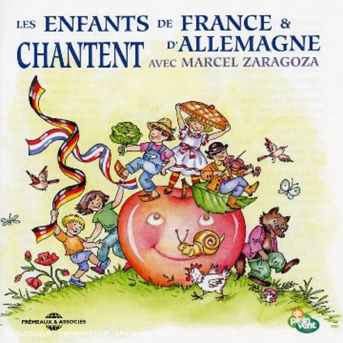 the album cover for MARCEL ZARAGOZA - French and German Children Sing With Marcel Zaragoza