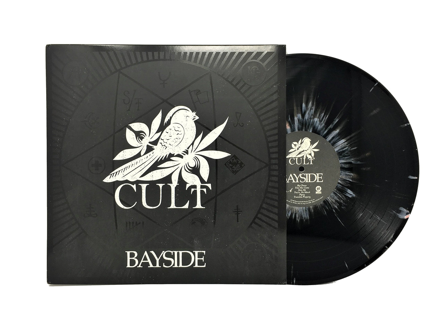 Bayside - Cult (Limited Edition Black with White/Pale Pink Splatter Colored Vinyl) Vinyl Record
