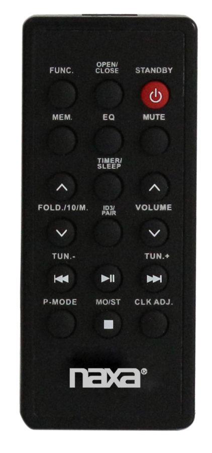 Naxa MP3 & CD Bass Reflex Boombox & PA System with Bluetooth (NPB-262)