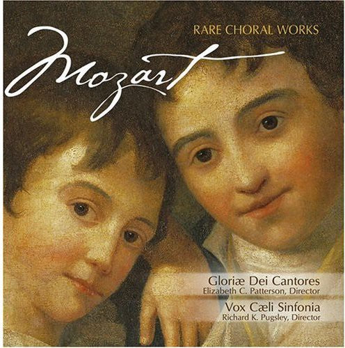 the album cover for W.A. Mozart - Mozart: Rare Chorale Works