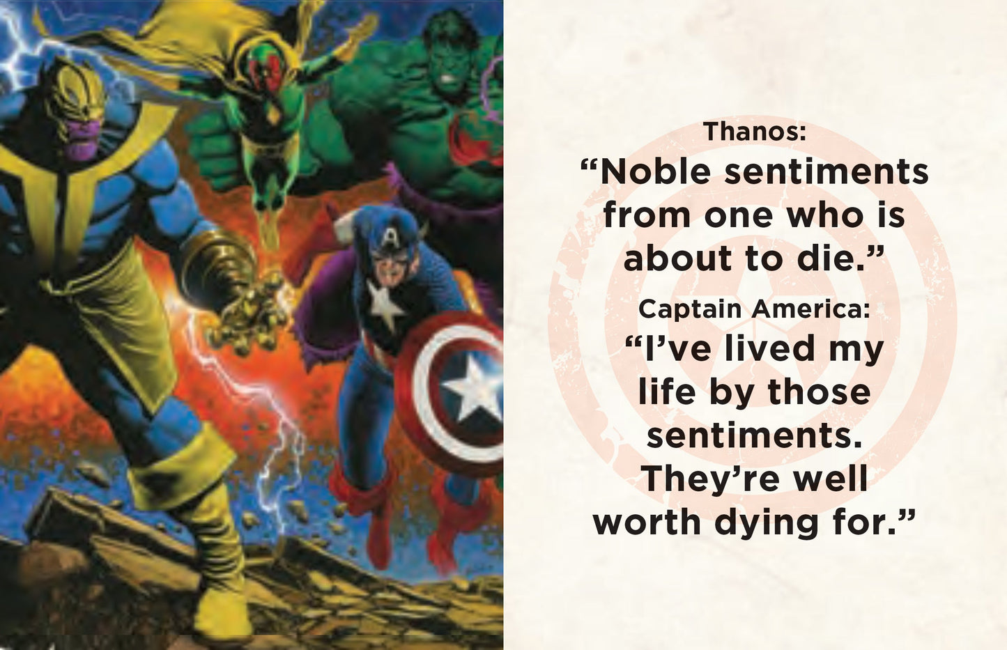 Marvel Comics: Captain America: Inspirational Quotes From the First Avenger