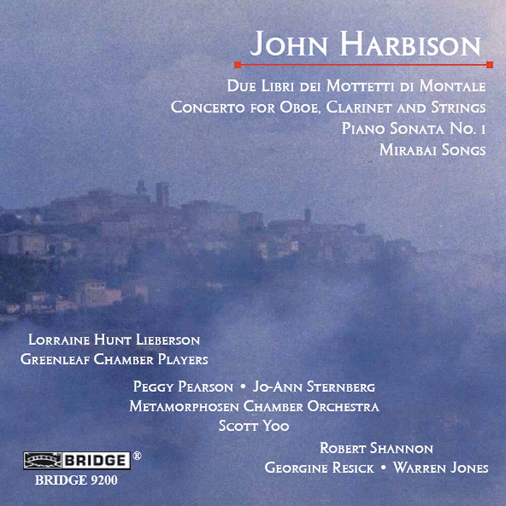 the album cover for Greenleaf Chamber Players - Music of John Harbison 1