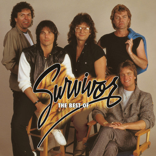 the album cover for Survivor - The Best Of