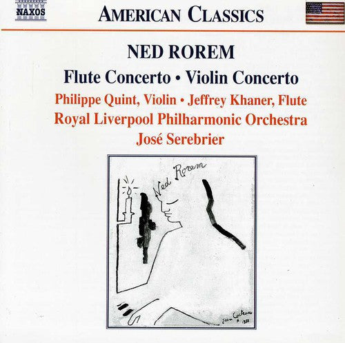 Rorem / Quint / Khaner / Rlp / Serebrier - Flute Concerto / Violin Concerto - Music CD