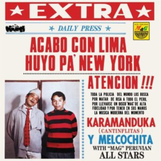 Karamanduka Y Melcochita - Acabo Con Lima Huyo Pa Nueva York - LP Vinyl Record
