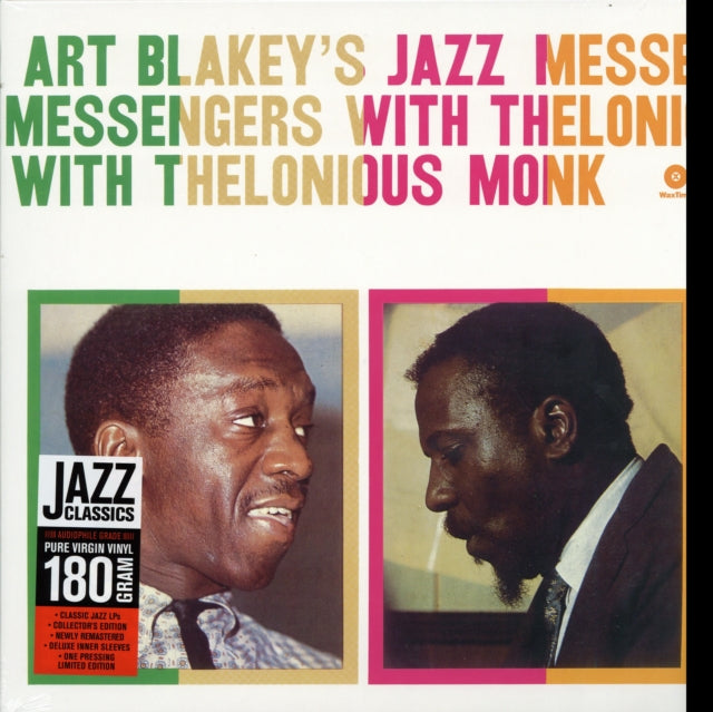 Art & The Jazz Messengers Blakey - Art Blakeys Jazz Messengers With Thelonious Monk - LP Vinyl Record