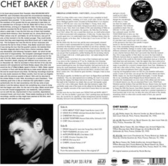 I Get Chet Vinyl Record