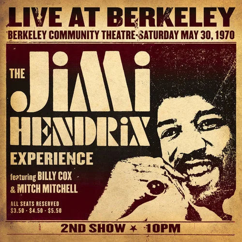 Jimi Hendrix - Jimi Hendrix Experience Live at Berkeley Vinyl Record