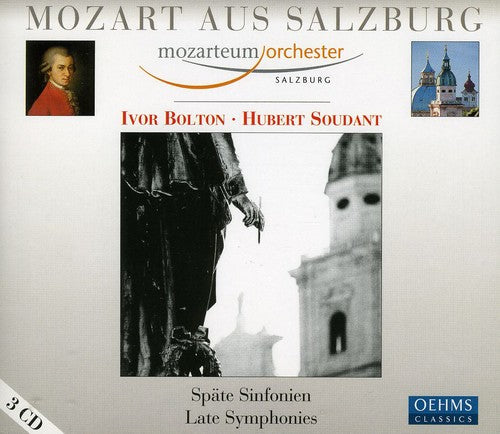 the album cover for W.A. Mozart - Mozart's Late Symphonies from Salzburg
