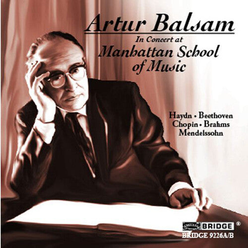 Beethoven / Haydn / Chopin / Balsam - Artur Balsam In Concert At Manhattan School Of - Music CD