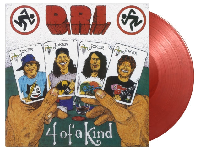 D.R.I. - 4 Of A Kind (Limited/Red & Black Marbled LP Vinyl/180G/Insert/Numbered) Vinyl Record