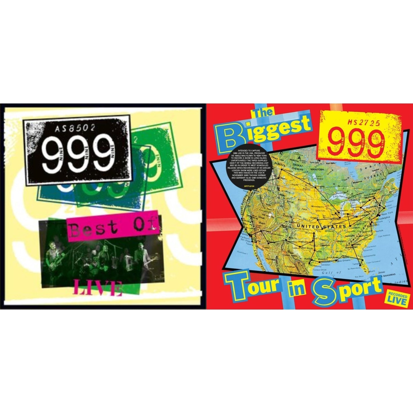 999 - Best Of Live & Biggest Tour In Sport - LP Vinyl Bundle