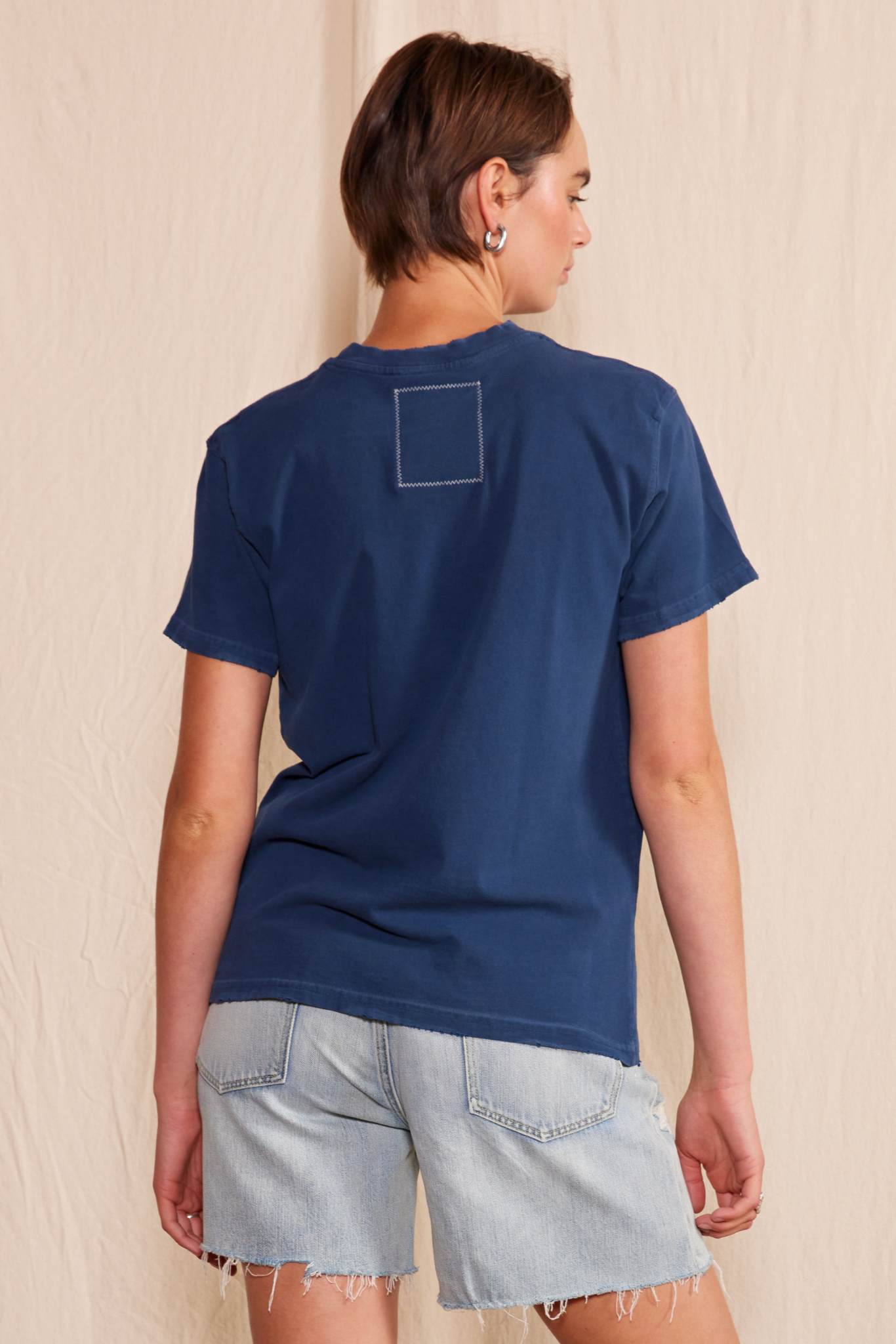 Misfits Crimson Ghost Womens Tee Shirt Navy Blue