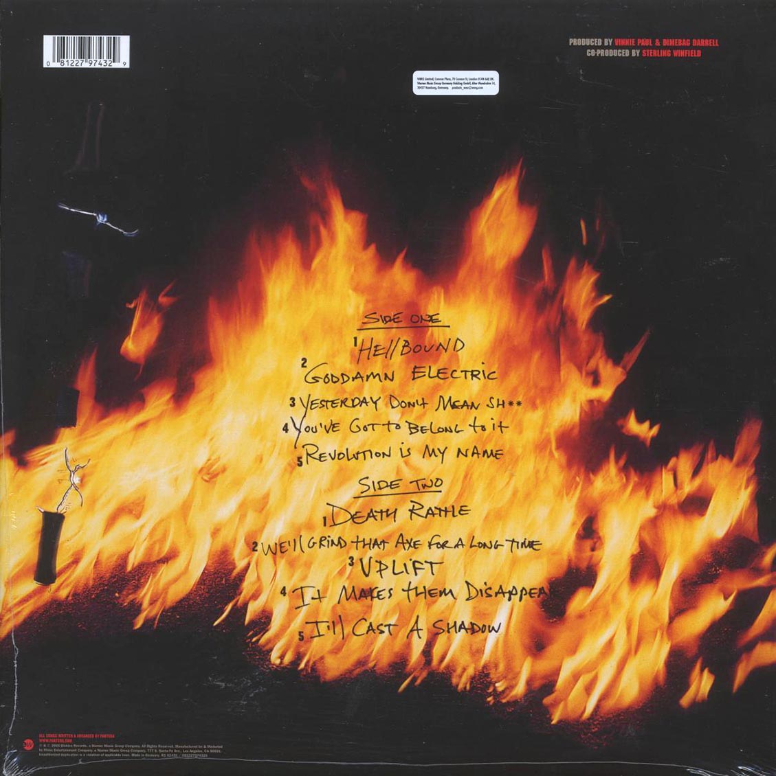 Pantera - Reinventing The Steel Vinyl Record