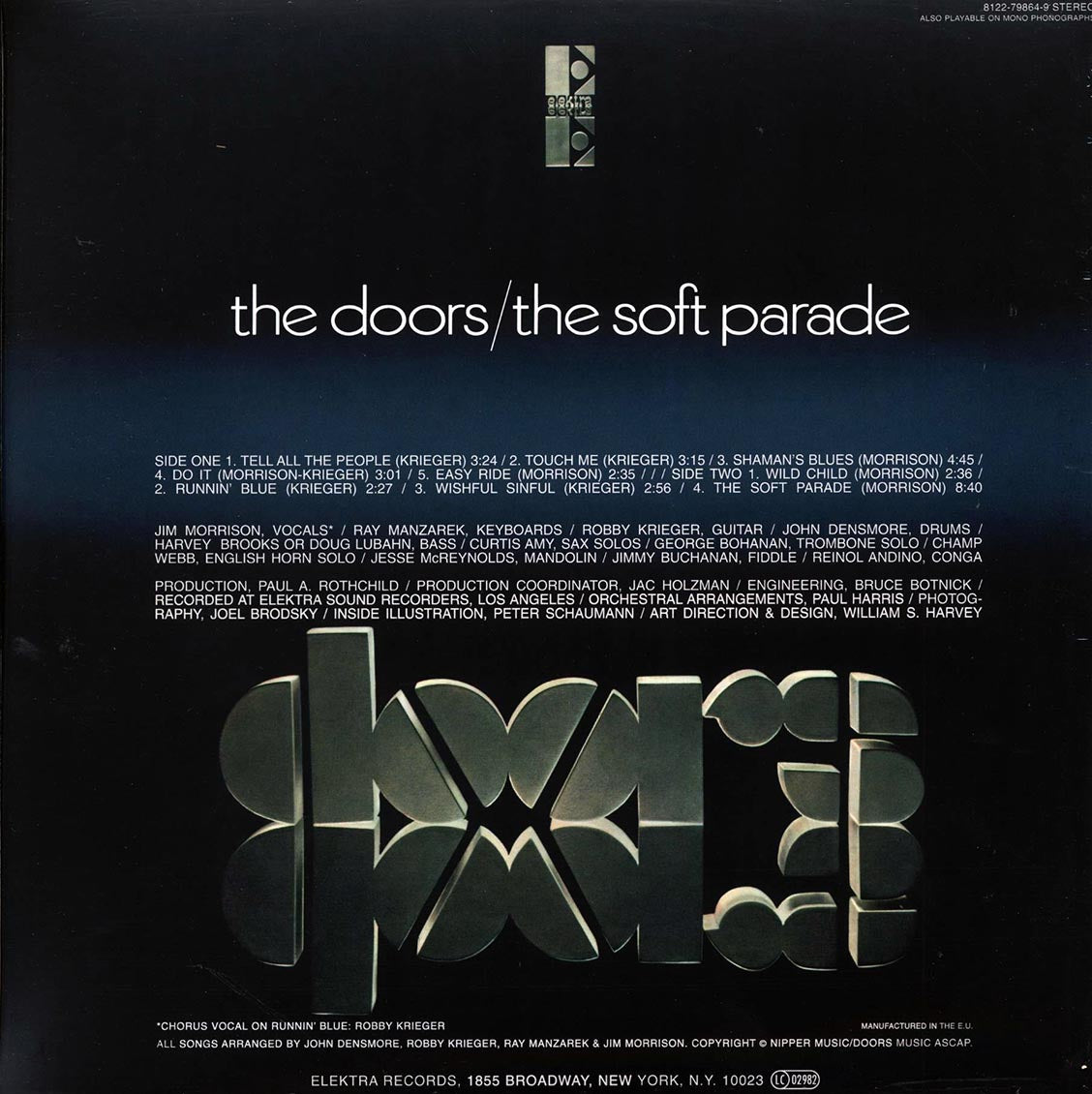 The Doors Soft Parade 180g Vinyl Record